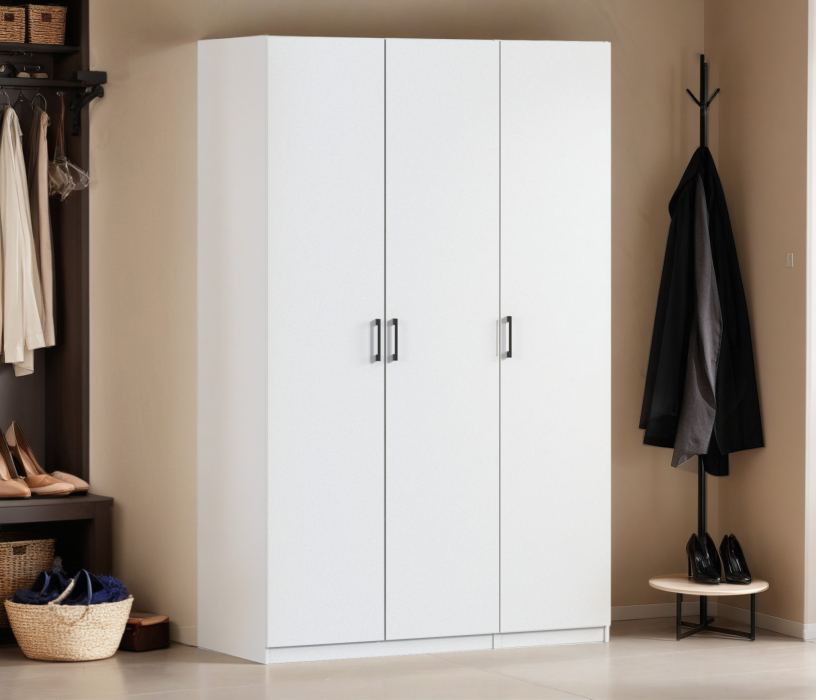 Для одежды, Шкаф трехдверный Макс 1500 мм, вариант №4 (ЛДСП)