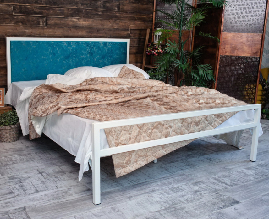 Кровати 120 см, Кровать в стиле лофт Лоренцо 1.2 (Белый)