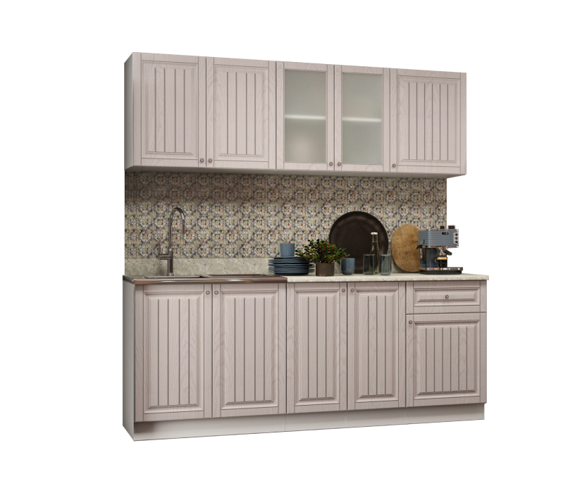 Кухонные гарнитуры, Кухня Хозяюшка 2,0 м Мускат МДФ