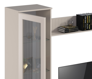 Набор для гостиной Турин Кашемир серый/МДФ Кашемир