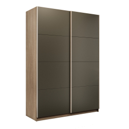 Шкаф-купе Прайм 2-х дверный Стекла хаки/Доводчики 140х57х230