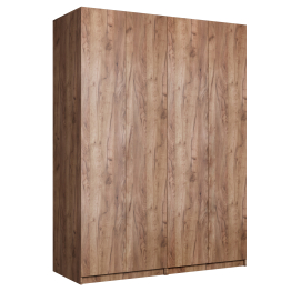 Шкаф складной Е1 Локер ("Гармошка" с системой Push to Move/Правый)162х52.5х220 см,с двумя комплектами полок и двумя модулями