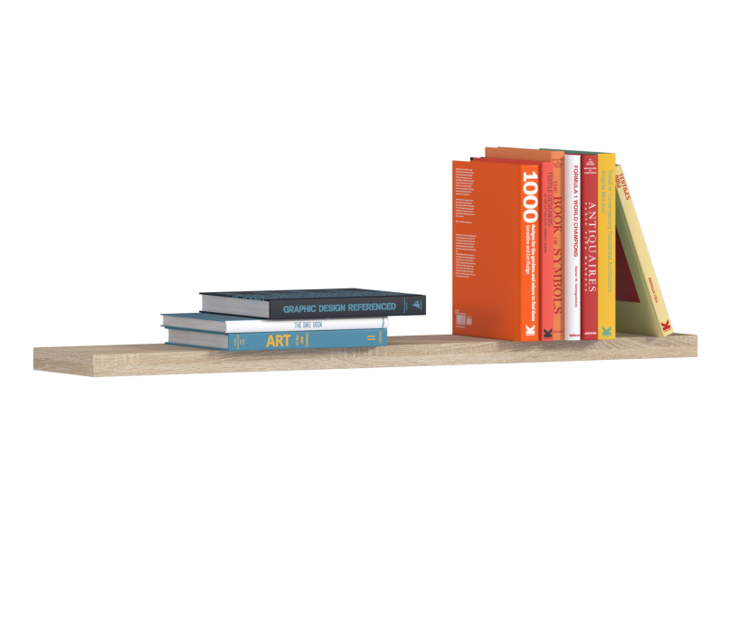 Настенные полки, Полка Дионис СБ-2364/1 Дуб Сонома