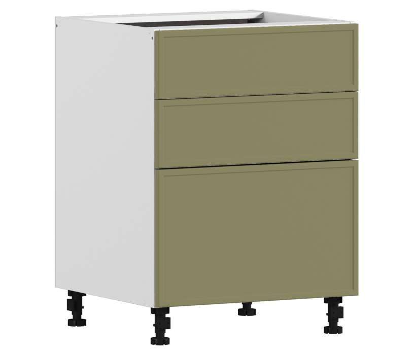 Квадро, Квадро стол 3 ящ 60х82 см