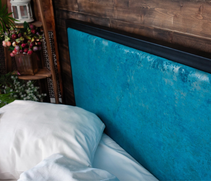 Кровати 160х200, Кровать в стиле лофт Лоренцо 1.6 (Черный)