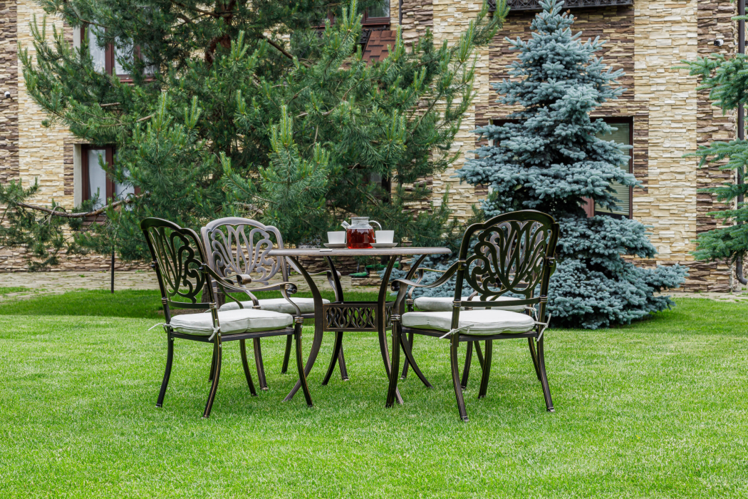 Комплекты мебели, Комплект из литого алюминия WILHELM на 4 персоны