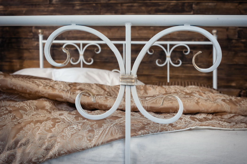 Кованые кровати, Кованая кровать Симона 1.6 с одной спинкой