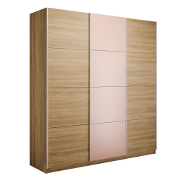 Шкаф-купе Прайм 3-х дверный Стекла пудра/ДСП/Доводчики 210х57х230