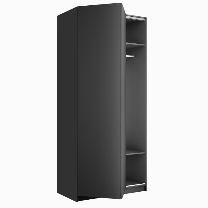 Шкафы распашные, Шкаф складной Е1 Локер ("Гармошка" с системой Push to Move/Левый)101х52,5х220 см