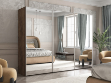 Шкафы-купе 3-х дверные, Шкаф-купе Эста Зеркало+Зеркало+Зеркало 300х66х240