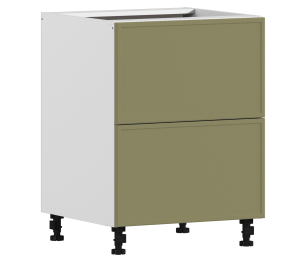 Квадро стол 2 ящ 60х82 см