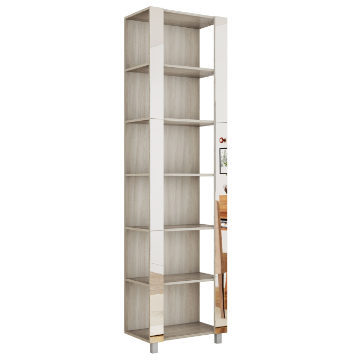 Открытые, Стеллаж модульный Универсальный 35х44х240 Зеркало