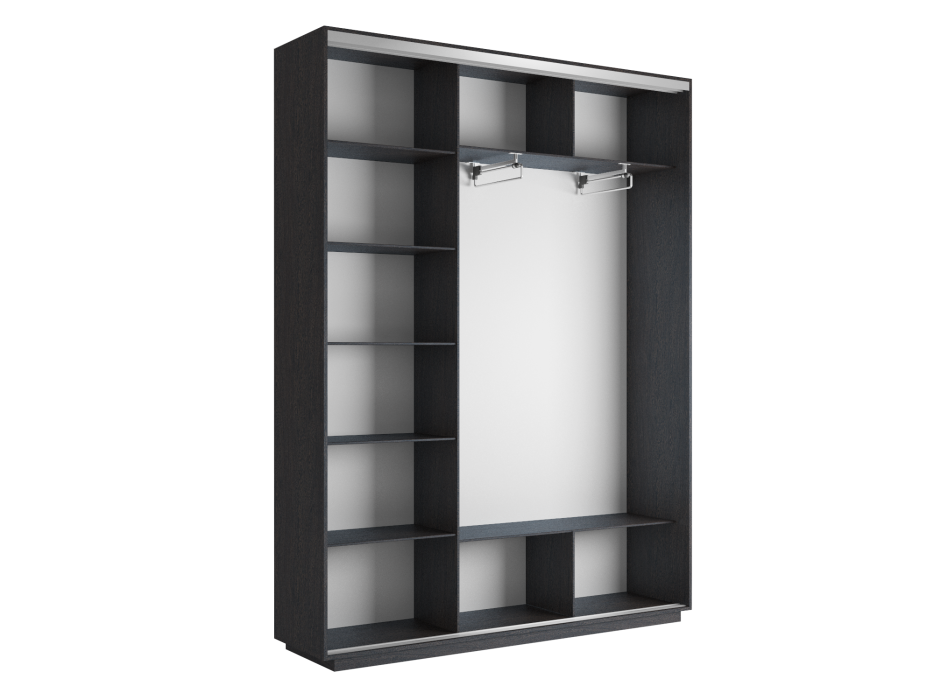 Шкафы-купе 3-х дверные, Шкаф-купе Экспресс Элемент трио 2400 x 2400 x 450