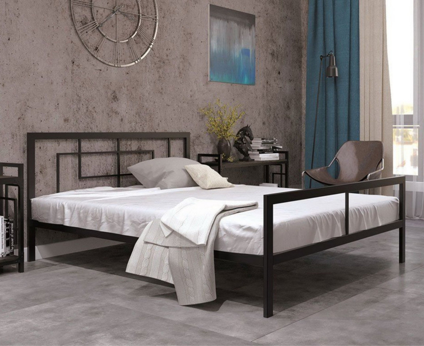 Кровати 180х200, Кровать в стиле лофт Кантерано 1.8