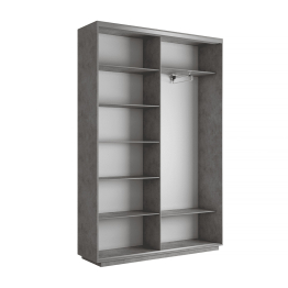 Шкаф-купе Экспресс 2-х дверный Фотопечать Ленты Стекла 140х45х240