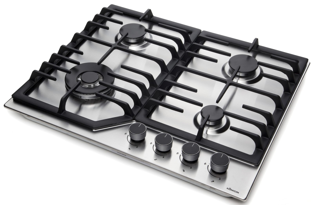Встраиваемые варочные панели, Газовая варочная панель Konigin Blaze 604 IXW