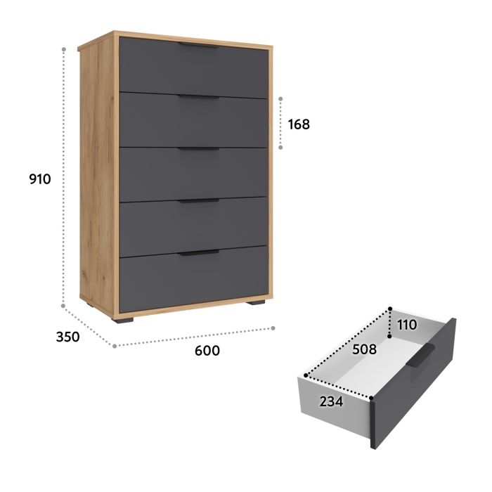 Комоды, Комод Оптима ОП-05
