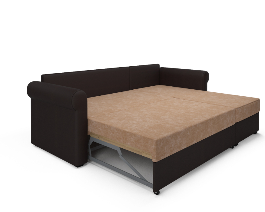 Диваны угловые в гостиную, Угловой диван Стивен, микровелюр и экокожа