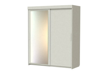Шкаф-купе шк-19 двухдверный с зеркалом