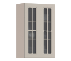 MODERN, MODERN шкаф навесной со стеклом 2 дв 60х93 см