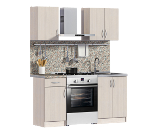 Кухонный гарнитур Деми 1 м Авиньон/Перлино