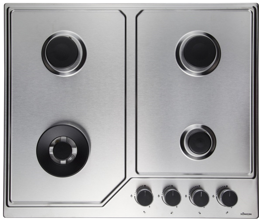Встраиваемые варочные панели, Газовая варочная панель Konigin Blaze 604 IXW