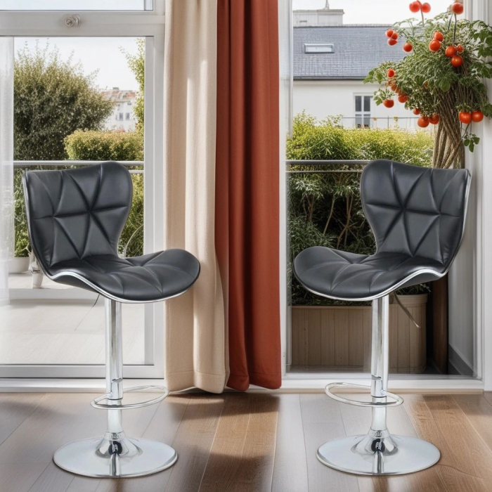 Барные стулья, Стул Serenity Echo (комплект 2 шт), хром