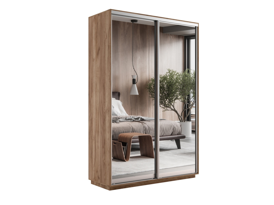 Шкафы-купе 2-х дверные, Шкаф-купе Экспресс Экспенс дуо 2400 x 1400 x 450