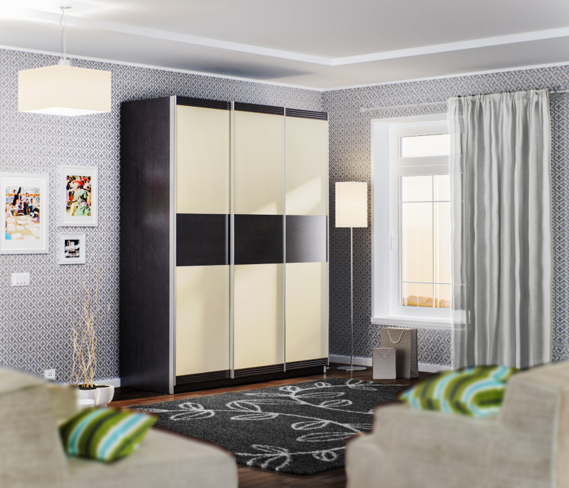 Шкафы-купе, Дакота СБ-2079 Шкаф-купе 3-х дверный 1768