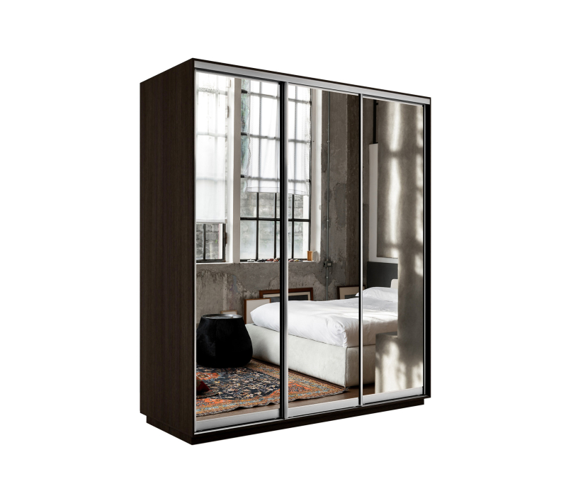 Шкафы-купе, Шкаф-купе Экспресс Экспенс трио 2200 x 1800 x 600