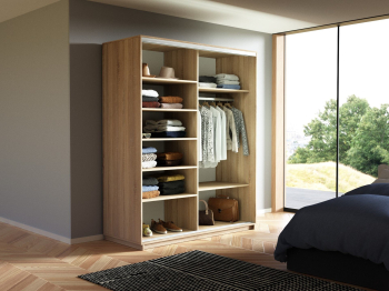 Шкаф-купе Экспресс 2-х дверный Фотопечать Калейдоскоп Стекла 120х60х220