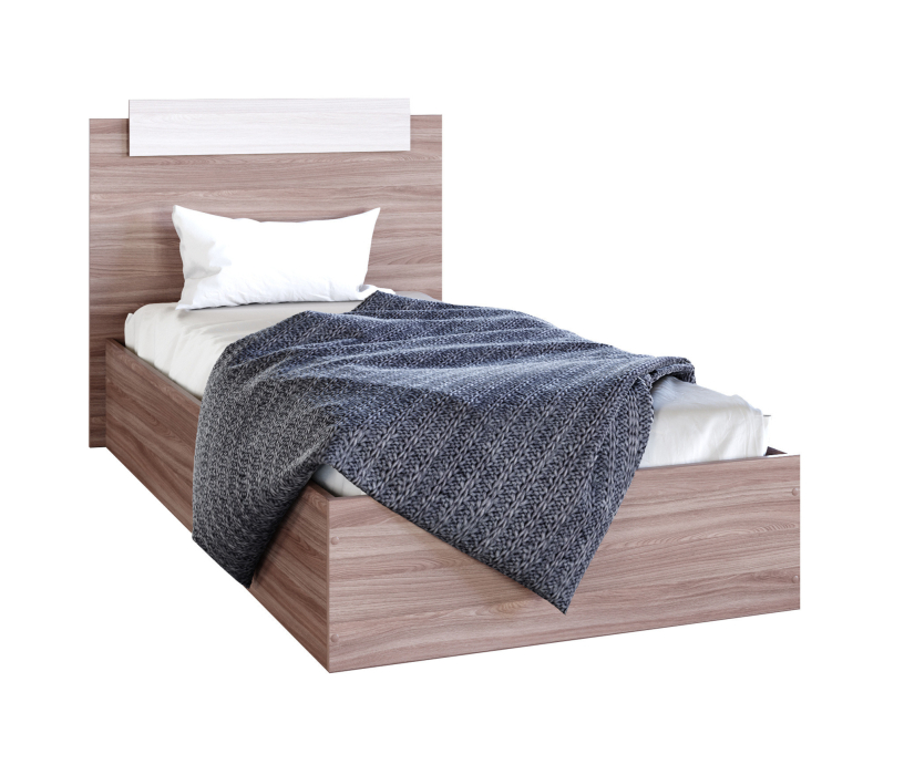 Кровати 90 см, Кровать Эко 0,9 м ЛДСП