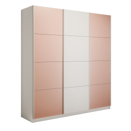 Шкаф-купе Прайм Широкий 3-х дверный Стекла пудра/ДСП/Доводчики 240х57х230