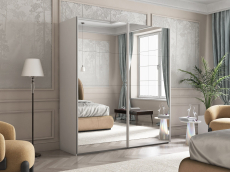 Шкафы-купе 2-х дверные, Шкаф-купе Эста Зеркало+Зеркало 200х66х240