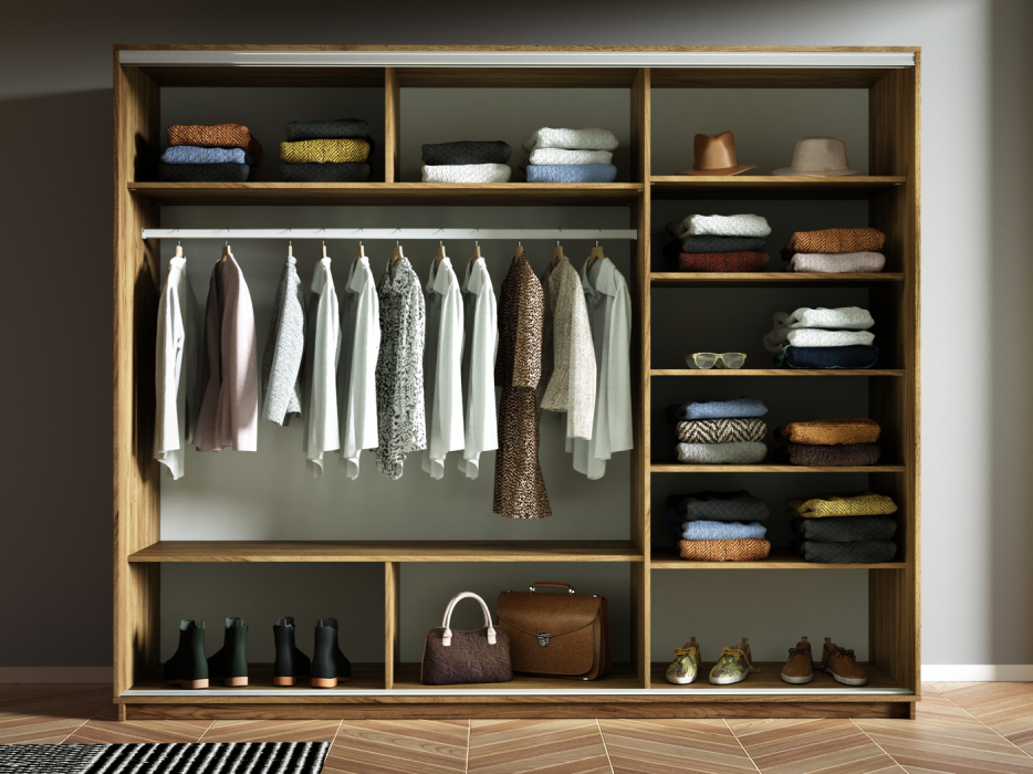 Шкафы-купе 3-х дверные, Шкаф-купе Экспресс 3-х дверный Фотопечать Калейдоскоп Стекла 240х60х240