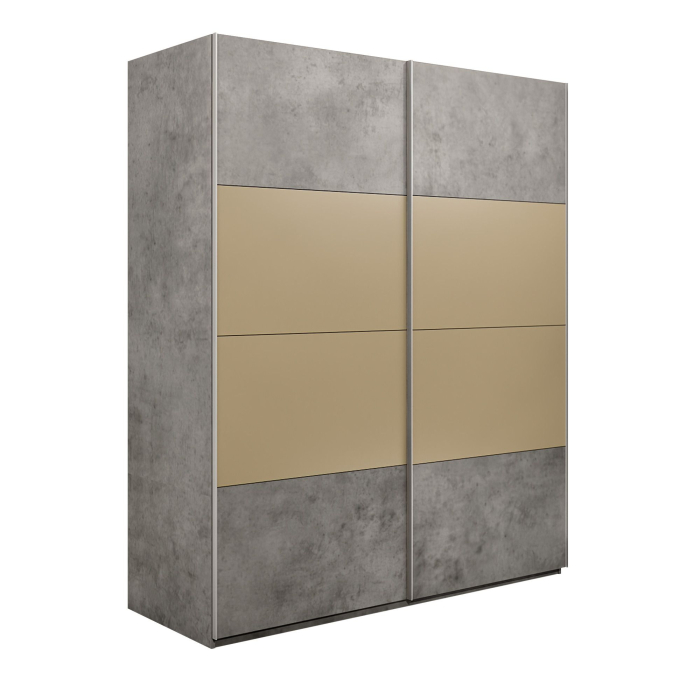 Шкафы-купе 2-х дверные, Шкаф-купе Эста 2-х дверный ДСП/Стекла фисташка/Доводчик 160х66х240