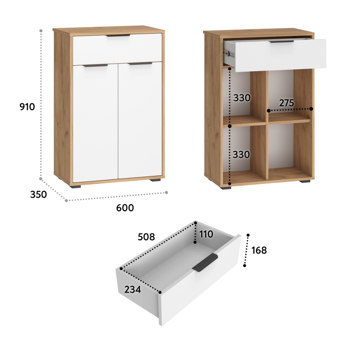 Комоды, Комод Оптима ОП-06