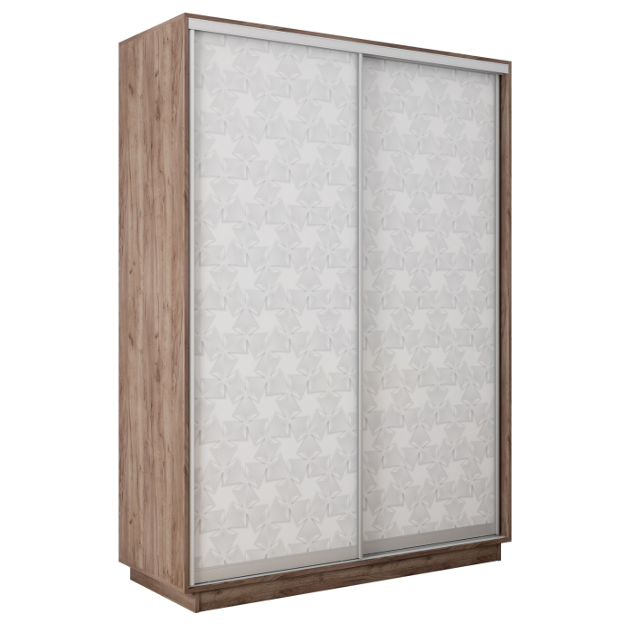 Шкафы-купе 2-х дверные, Шкаф-купе Экспресс 2-х дверный Фотопечать Калейдоскоп Стекла 140х60х220