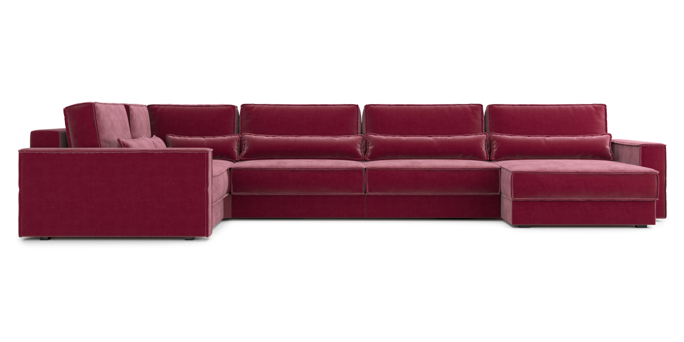 Диваны угловые в гостиную, Диван П-образный Тауэр