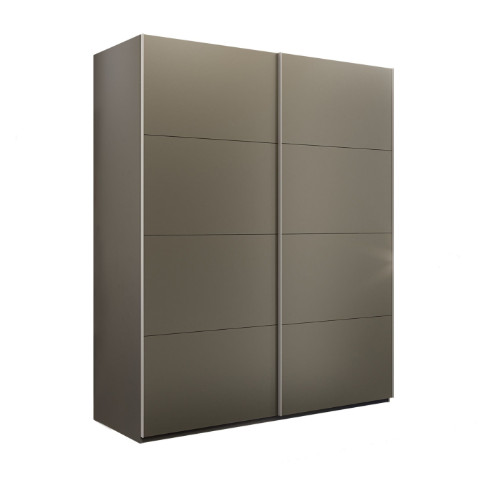 Шкафы-купе 2-х дверные, Шкаф-купе Эста 2-х дверный Стекла хаки/Доводчик 180х66х240