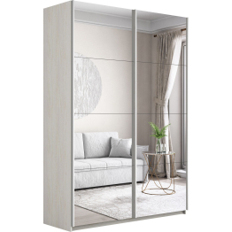 Шкаф-купе Прайм 2-х дверный Зеркала/Доводчики 160х57х230