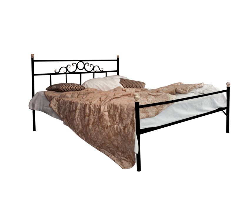 Кованые кровати, Кованая кровать Сандра1.6 с одной спинкой