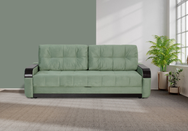 Прямой диван Татьяна 5 БД, еврокнижка, велюр