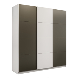 Шкаф-купе Прайм 3-х дверный Стекла хаки/ДСП/Доводчики 180х57х230