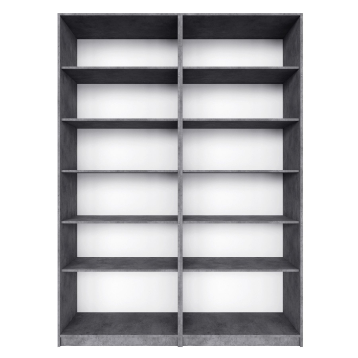 Шкафы распашные, Распашной шкаф Локер 800+800 (Гармошка с системой Push to Move/Правый) с полками