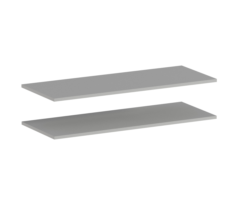 ГАРДЕРОБНЫЕ МАКС, Макс СБ-3451 Полки 1000 Белый (2шт) (опция)