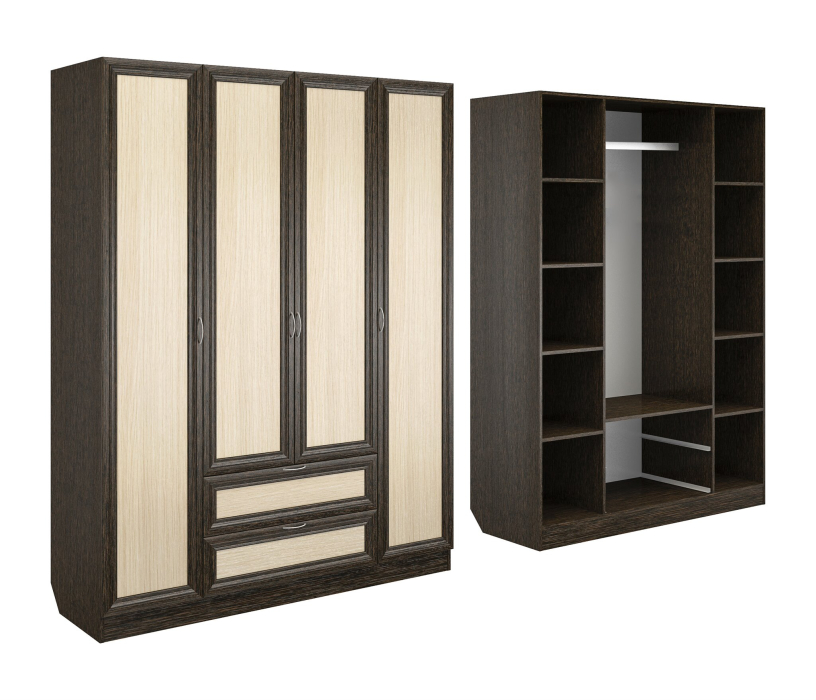 Шкафы распашные, Шкаф ШК-4/2