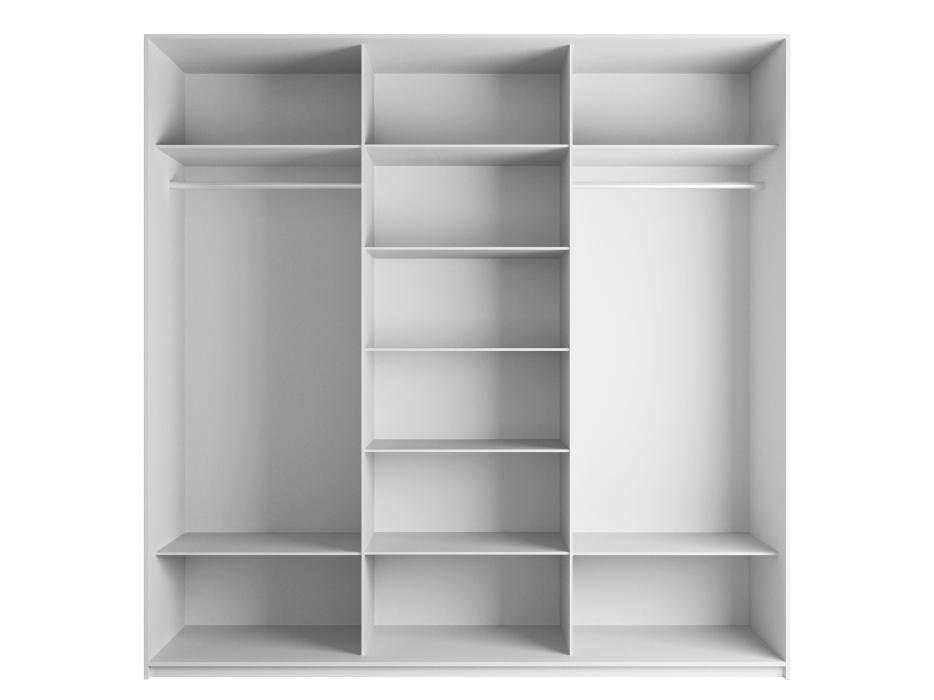 Шкафы-купе 3-х дверные, Шкаф-купе Эста 3-х дверный ДСП/Стекла хаки/Доводчик 240х66х240