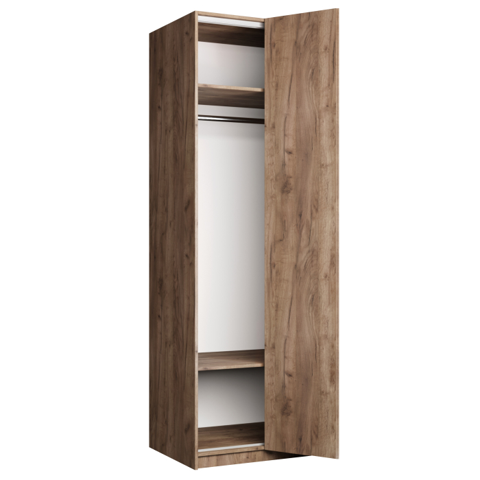 Шкафы распашные, Шкаф складной Е1 Локер ("Гармошка" с системой Push to Move/Правый)81х52.5х220 см