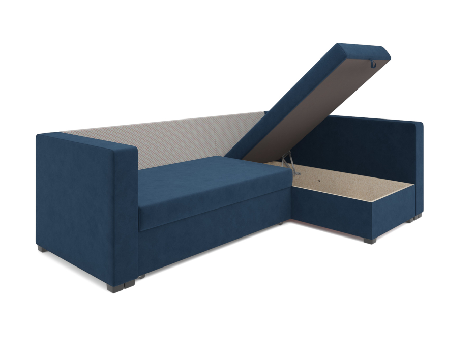 Диваны угловые в гостиную, Угловой диван Монако, велюр Luna